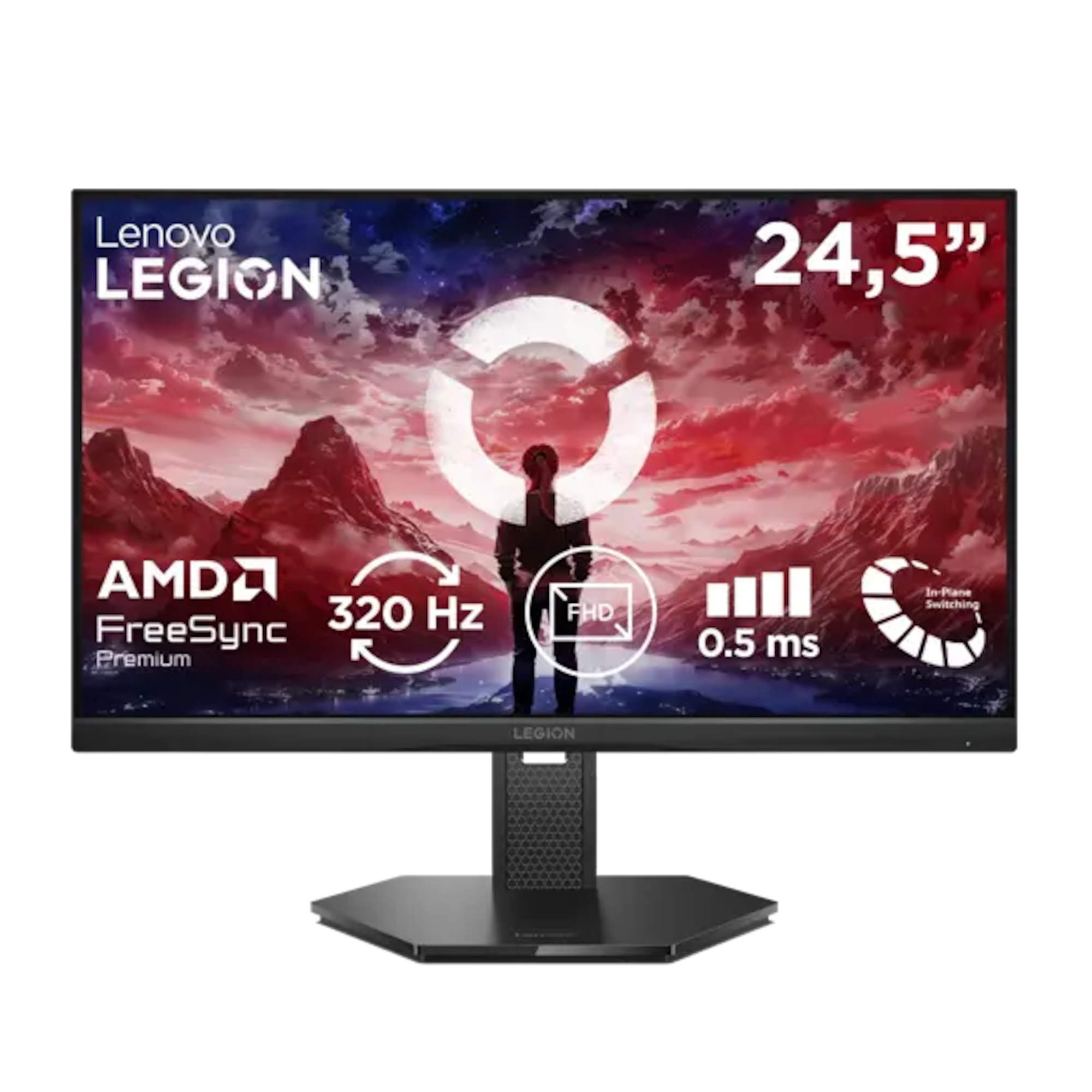 Lenovo 24.5吋 Legion 25-10 FHD IPS 320Hz Monitor 電競顯示器 67D4GAC3MY