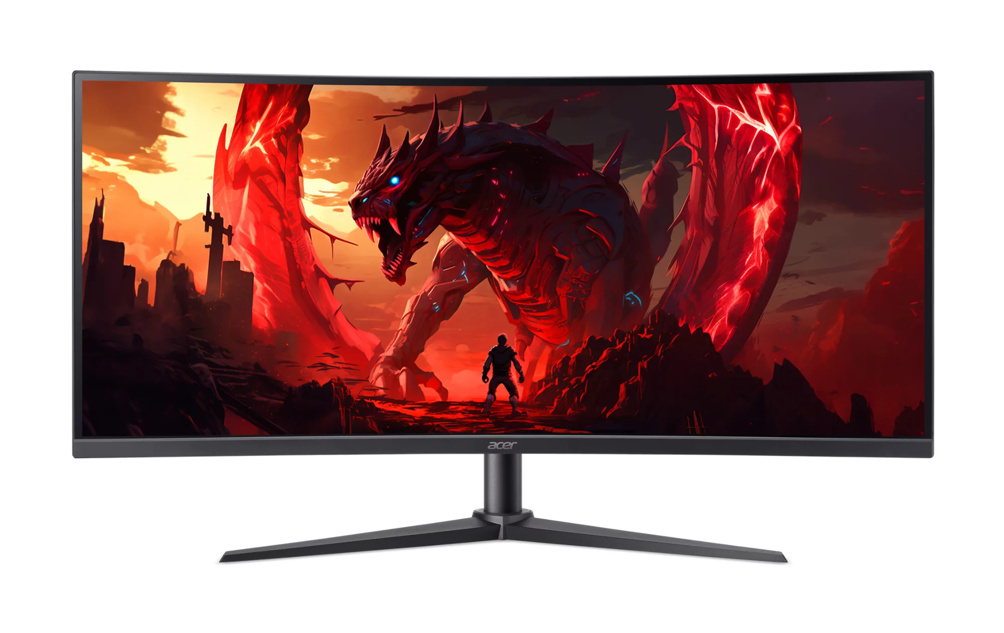 Acer 34吋 Nitro XZ340CUR X2bmiipphx 2K WQHD VA 200Hz 1500R 曲面電競顯示器 UM.CX0CF.201